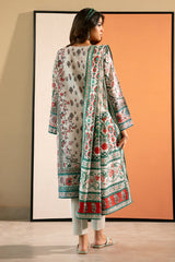 Grey Printed 3PC Unstitched