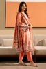 Peach Printed 3PC Unstitched