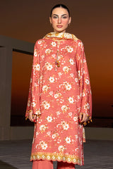 Pink Printed 3PC Unstitched