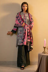 Black Printed 3PC Unstitched
