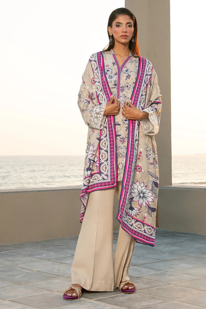 Embroidered Unstitched 3PC
