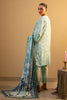 Aqua Embroidered 3PC Unstitched