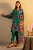 Green Printed 3PC Unstitched
