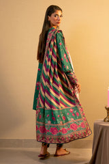 Green Printed 3PC Unstitched
