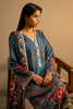Blue Printed 3PC Unstitched