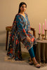 Blue Printed 3PC Unstitched