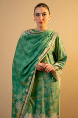 Green Printed 3PC Unstitched