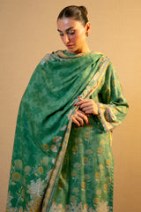 Green Printed 3PC Unstitched