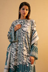 Green Printed 3PC Unstitched