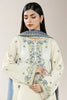 Embroidered Khaddar-Cream Unstitched 3PC