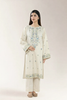 Embroidered Khaddar-Cream Unstitched 2PC