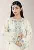 Embroidered Khaddar-Cream Unstitched 2PC