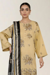 Embroidered 3PC Unstitched