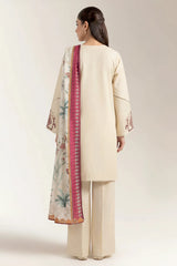 Embroidered Khaddar Unstitched 3PC