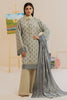 Beige Printed 3PC Unstitched