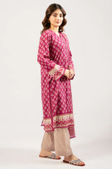 Magenta Printed 3PC Unstitched