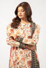 Beige Printed 3PC Unstitched