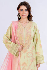 Embroidered 3PC Unstitched