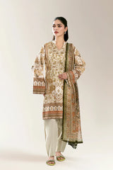 Printed Unstitched 3PC