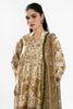 Printed Lawn Beige Unstitched 3Pc
