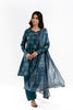 Printed Lawn Teal Unstitched 3Pc
