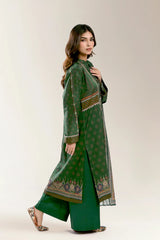 Printed Lawn-Green Unstitched 3Pc