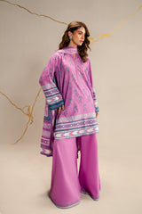 Printed Lawn Lilac Unstitched 3Pc