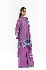 Printed Lawn Lilac Unstitched 3Pc