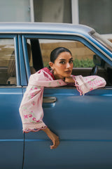 Pink Printed 3PC Unstitched