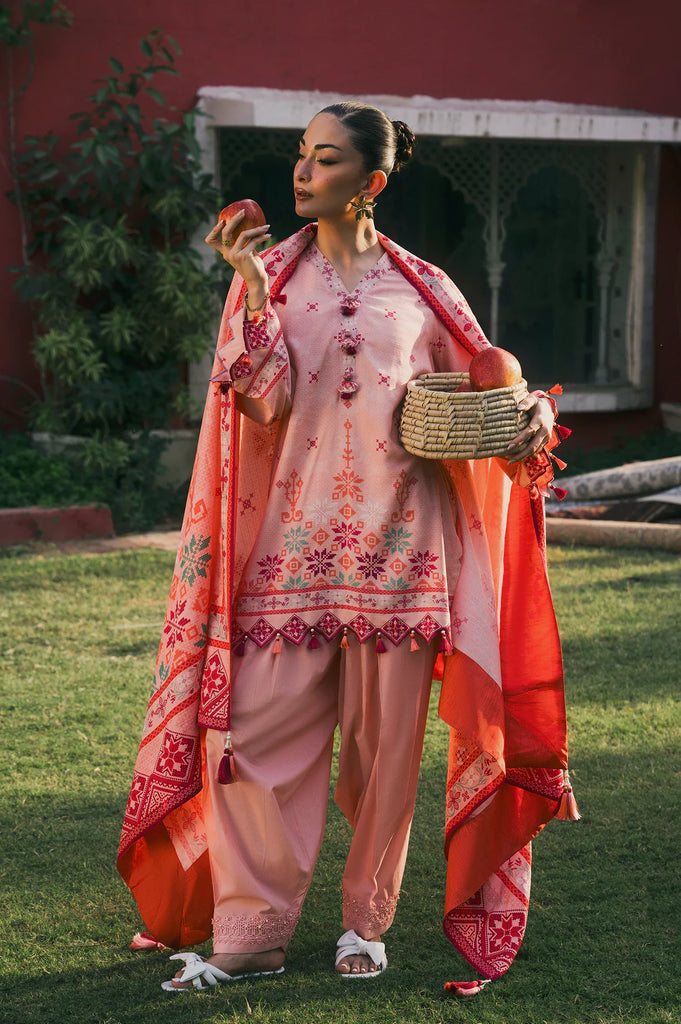 Printed Unstitched 3PC