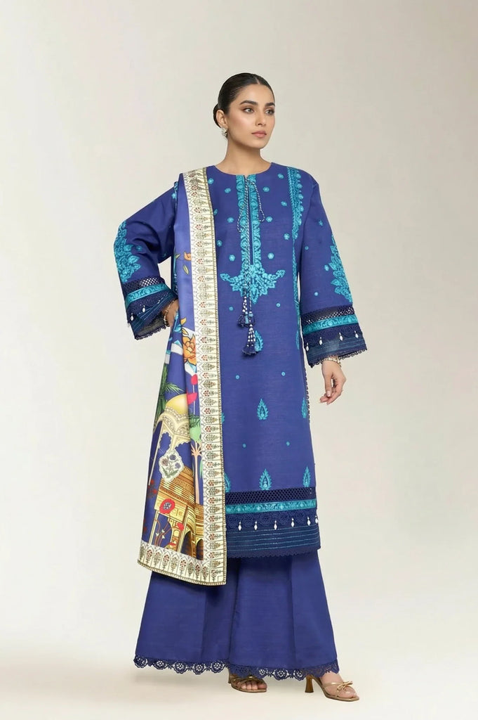 Embroidered 3PC Unstitched