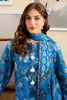Printed Lawn-Blue Unstitched 3PC