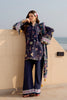 Printed Lawn-Navy Blue Unstitched 3PC