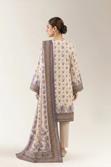 Printed Unstitched 3PC