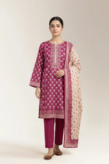 Printed Unstitched 3PC