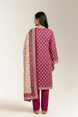 Printed Unstitched 3PC