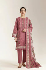 Printed Unstitched 3PC