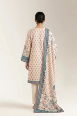 Printed Unstitched 3PC