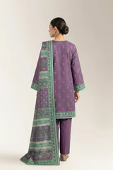 Printed Unstitched 3PC