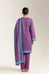 Printed Unstitched 3PC