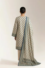 Printed Unstitched 3PC