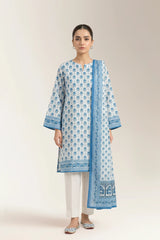 Printed Unstitched 3PC