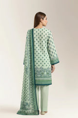Printed Unstitched 3PC