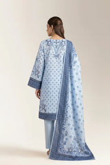 Printed Unstitched 3PC