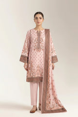 Printed Unstitched 3PC