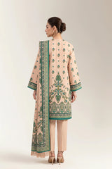Printed Unstitched 3PC