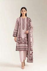 Printed Unstitched 3PC