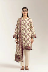 Printed Unstitched 3PC