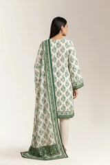 Printed Unstitched 3PC