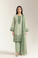 Printed Unstitched 3PC